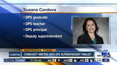 Community meeting to meet DPS superintendent candidate