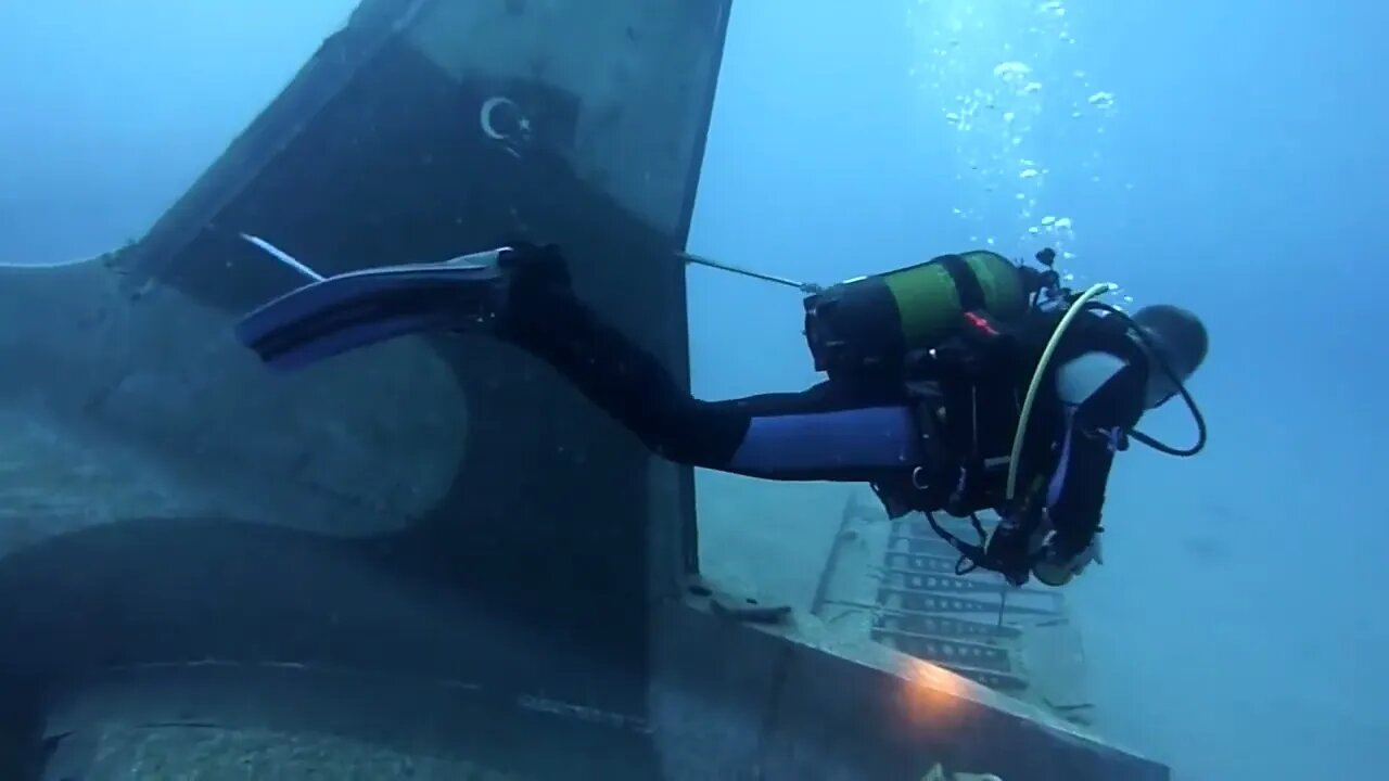 Flugzeugwrack DC 3 - Kas - Türkei-2