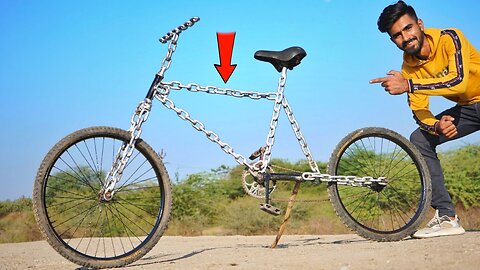We Made Bicycle of Steel Chain - जंजीर से बनाय साइकिल | Will it Work ?