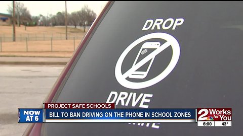 Bill introduced to ban driving on the phone in school zones