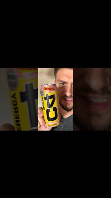 C4 Energy Drink Strawberry Starburst mini review