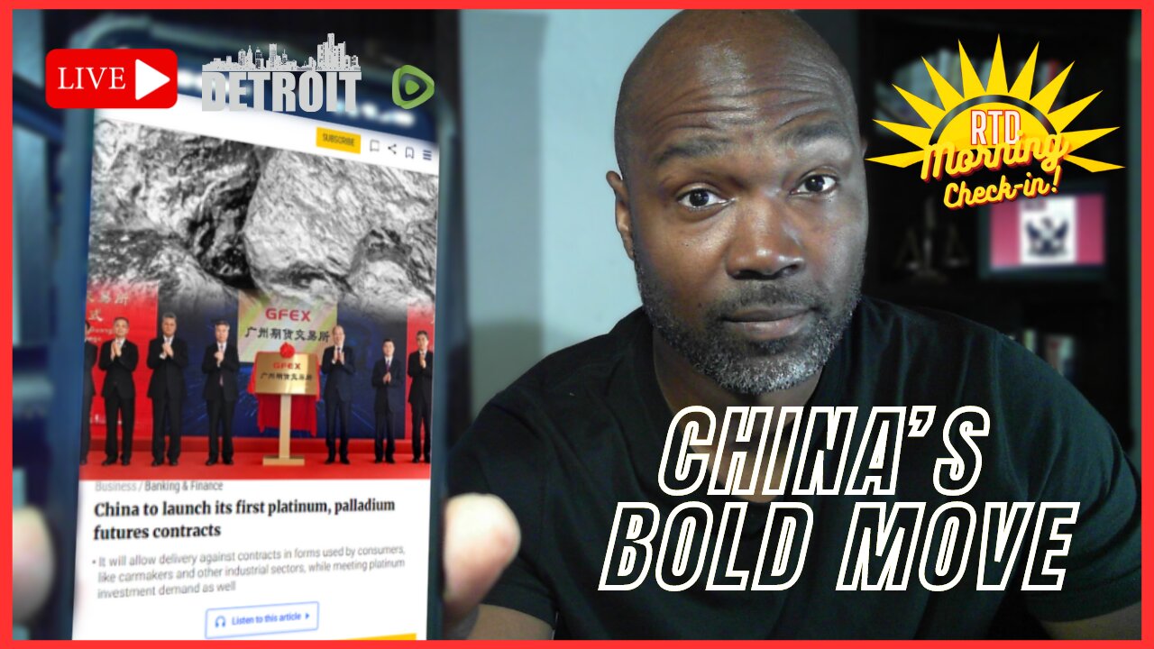 China’s Next Move: Setting the Platinum and Palladium Market on Fire! | Morning Check-In