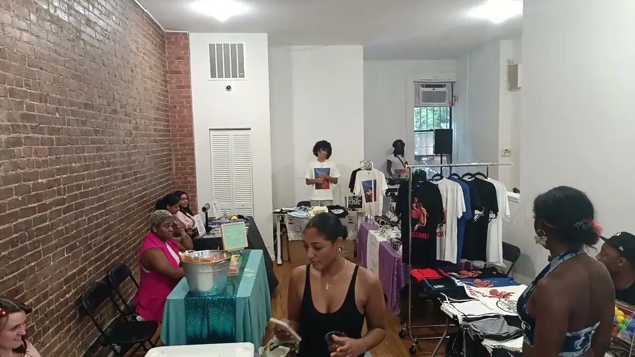 A pop up shop in Bedford Stuyvesant 316 Stuyvesant Avenue open until 8pm 7/8/23