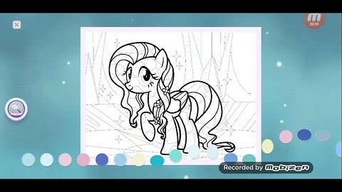 Let's paint Crystal Fluttershy! / MLP Color by Magic