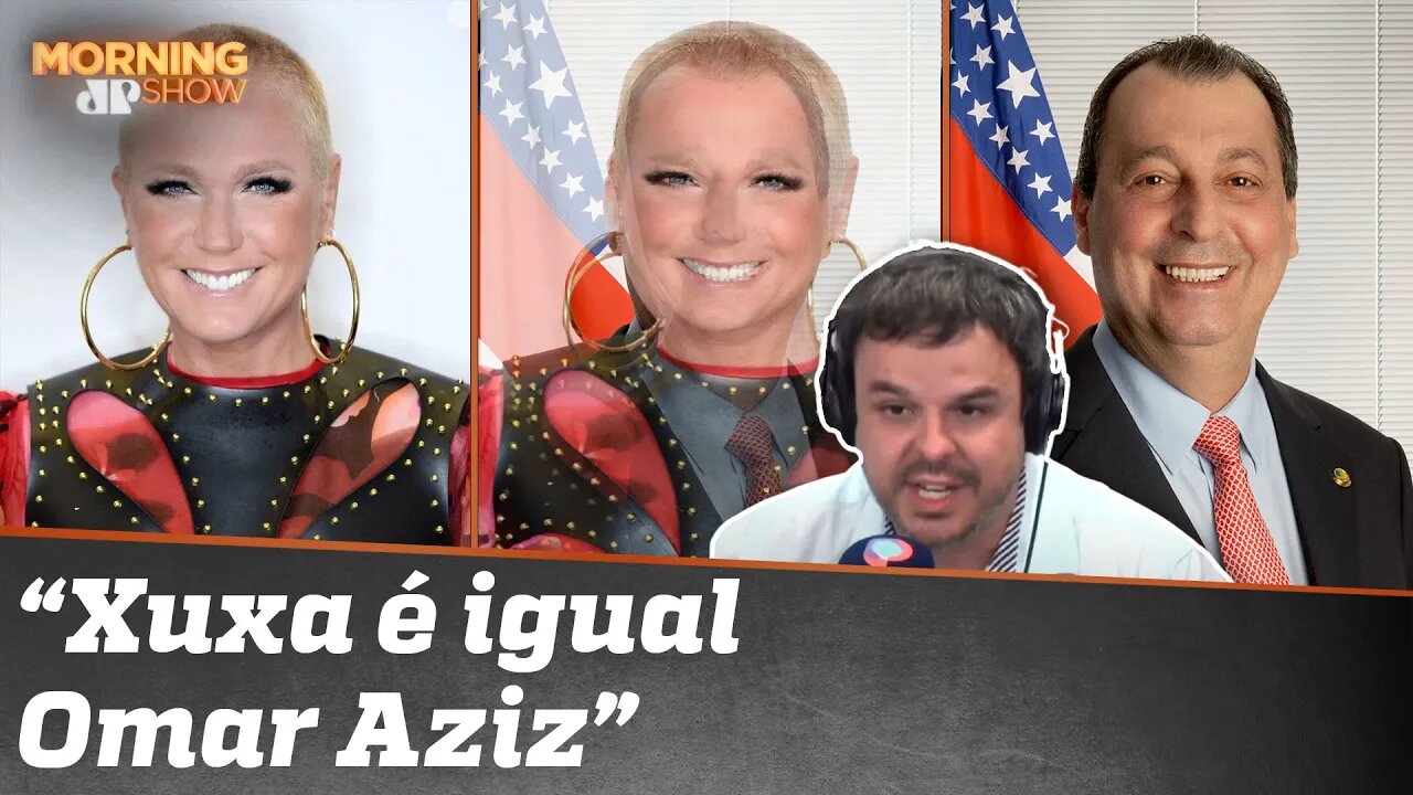 Xuxa lamenta internação de Szafir e aproveita para criticar o governo