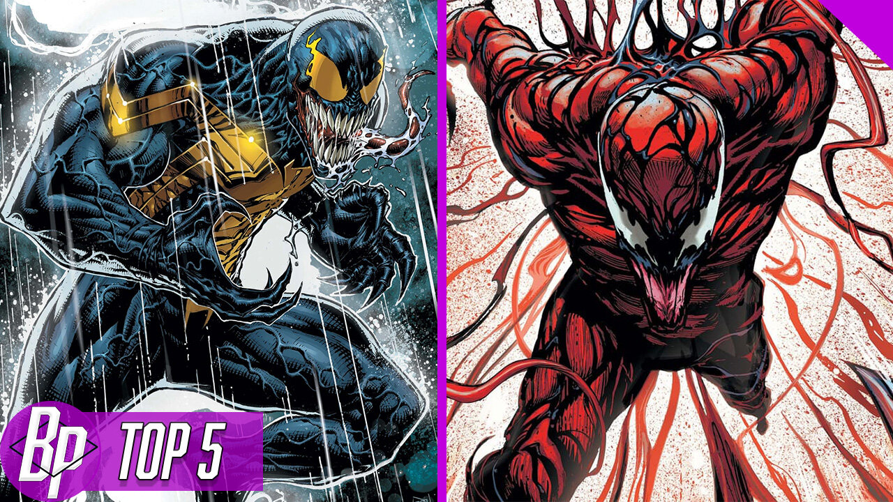 Top 5 Marvel Symbiotes | Lucky's Top Picks