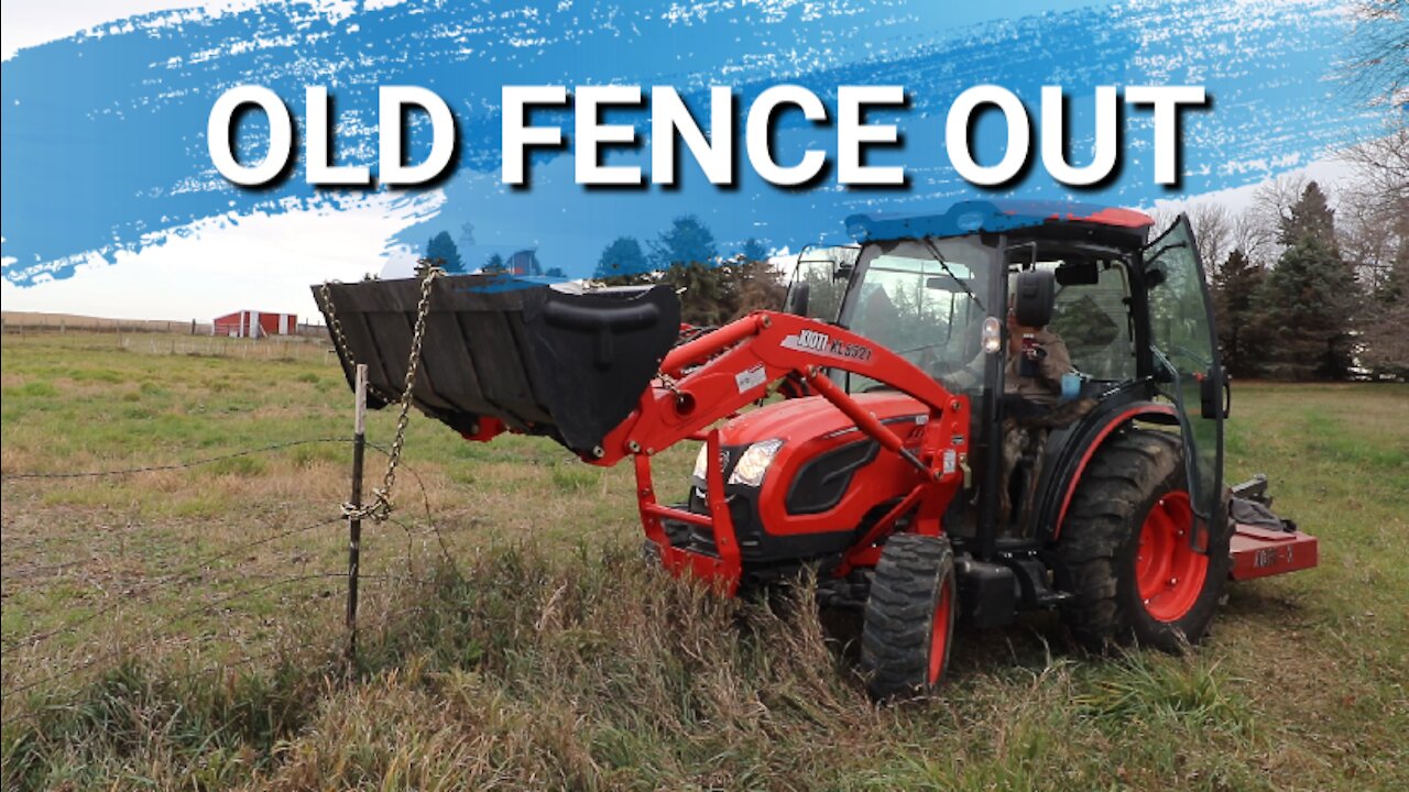 Preparing Our North Pasture For The New Fence | Pulling Out The Old Fence Before First Snow