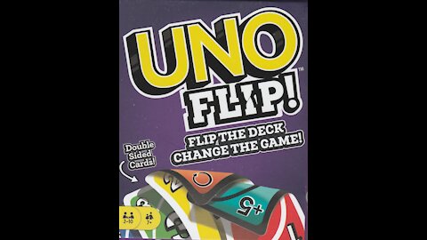 UNO Flip card game (2019, Mattel) -- What's Inside