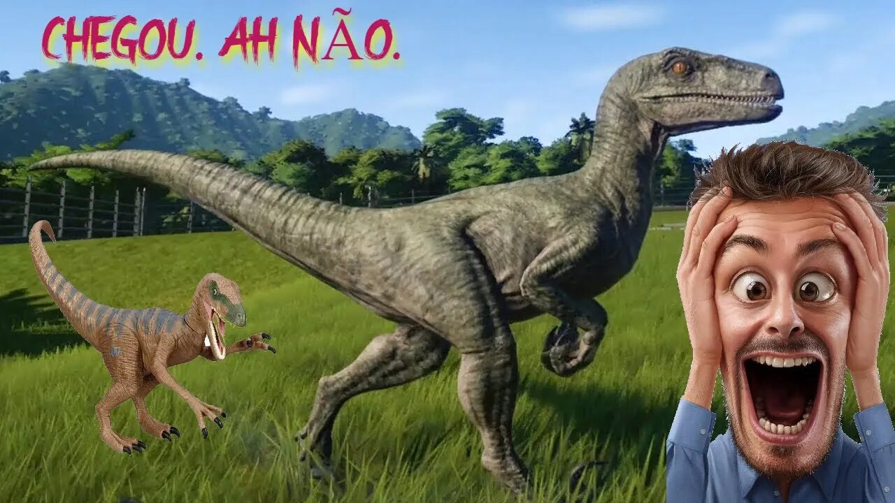 #Dinossauro #JurassicWorld #Dinossauros #dinosaur . Velociraptor, curtindo o ambiente.