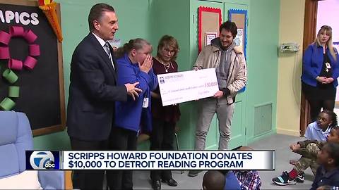Scripps Howard Foundation donates $10,000 to Detroit reading program