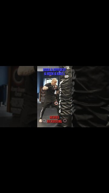 Heroes Training Center | Kickboxing "How To Double Up" Hook & Uppercut & Hook & Knee 1 BH | #Shorts