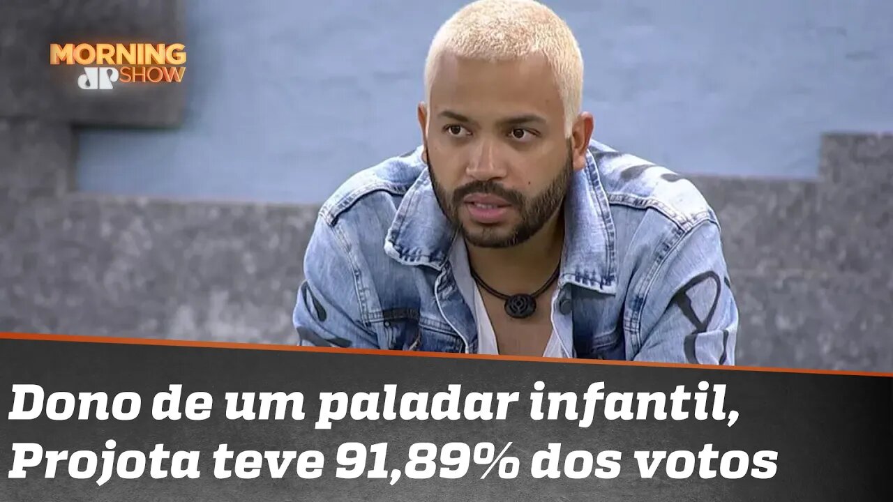 Acabou a rima! Projota é eliminado com rejeição do BBB