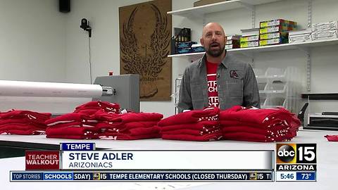 Arizoniacs makes #RedForEd shirts