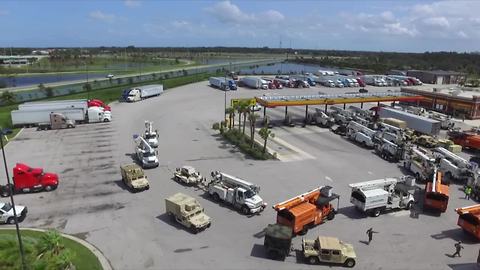 Drone captures exclusive video of Fort Pierce damage