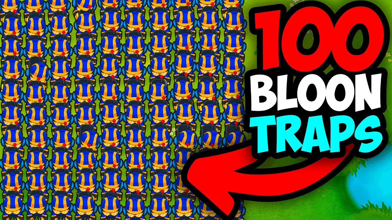 How Far Can 100 BLOON TRAPS Go In BTD 6?