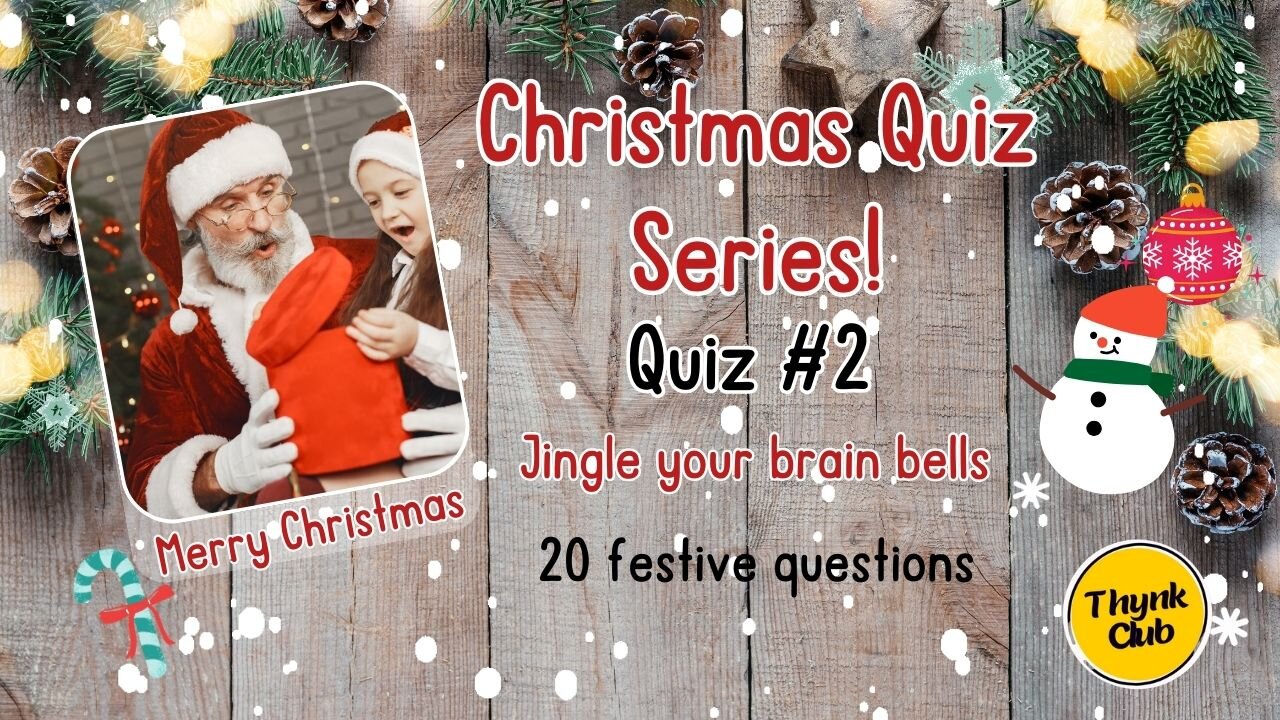 Christmas Quiz #2 - Christmas Quiz Series - General Knowledge Trivia Quiz Game Show #entertainment