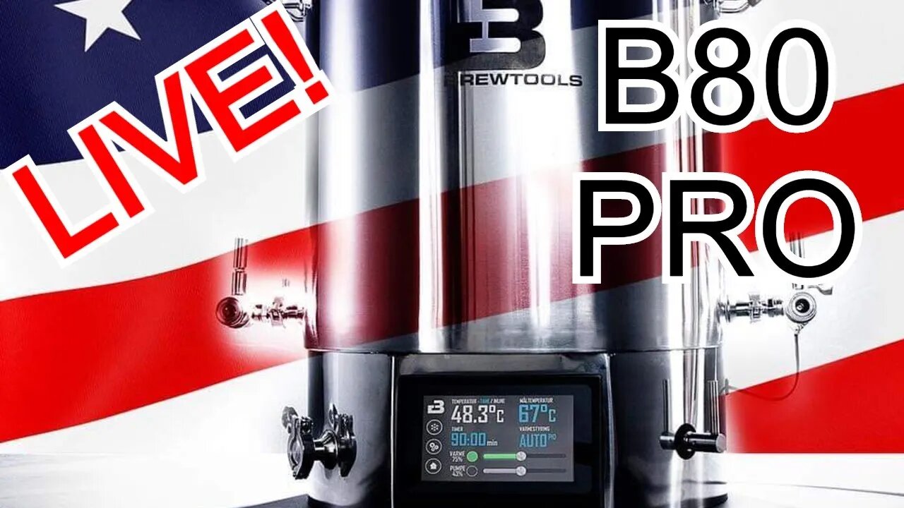 Brewtools B80 Pro live brew day! Stout Month LIVE brew session!