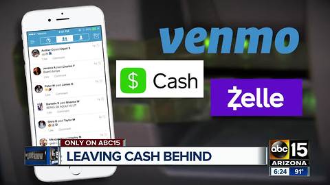 Money apps let people leave cash behind