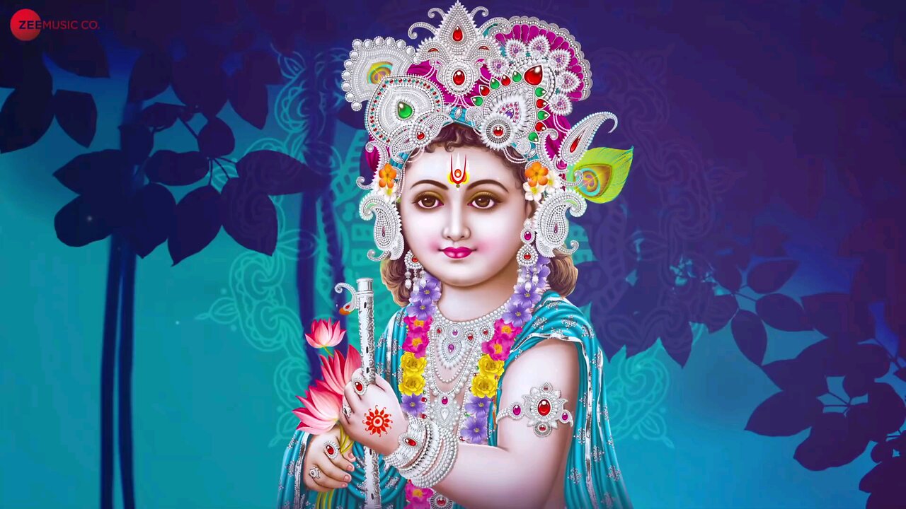 अच्युतम केशवम - Lyrical _ Achyutam Keshavam Krishna Damodaram _ Krishna Bhaj_Full-HD