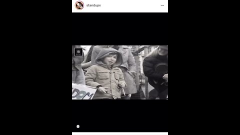 Stand Up X (child standing up for freedom)