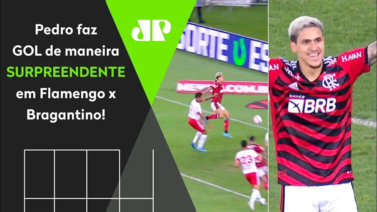 ELE É MUITO FO**! OLHA o JEITO como Pedro FEZ UM DOS 3 GOLS em Flamengo x Bragantino hoje!