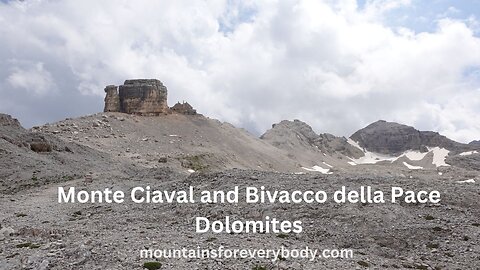 Monte Ciaval and Bivacco della Pace Dolomites: Incredible WW1 Front Line at 3000 m