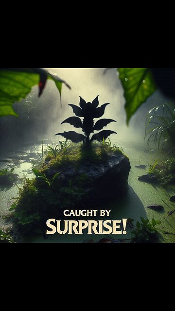 Caught by Surprise: The Unseen Threat in the Wetlands #naturecuriosities #facts #nature #plants