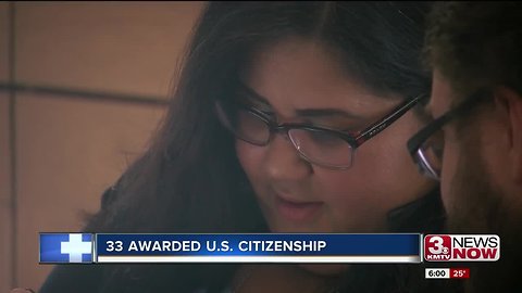 Thirty-three become official US citizens at federal courthouse