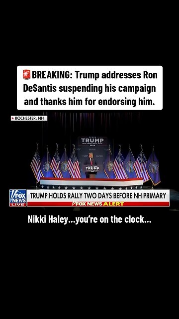 President Trump Thanks Ron DeSantis for his Endorsement