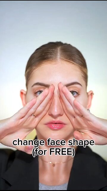 Change your face shape for free #facefitness #facemassage #facefitnessexercise #facefitnesschallenge