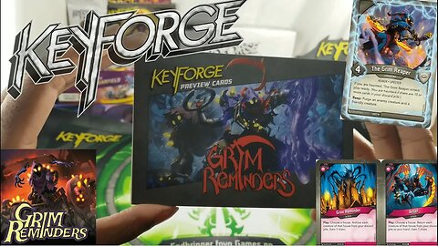 KeyForge | Grim Reminders Preview Cards