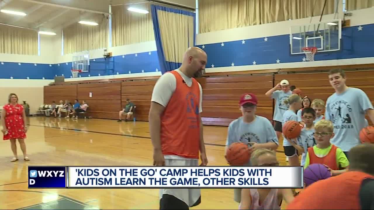 'Kids on the Go' camp helps kids with Autism learn basketball, other skills