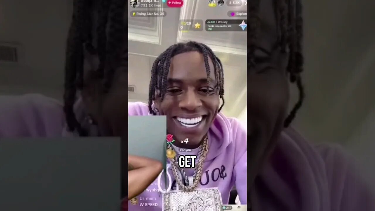 IShowSpeed Shows Soulja Boy the Turbulence Trick on Tiktok💀😂😂 | #ishowspeed #speedlive #speedylive