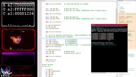 Risc-V Assembly Lesson 3 - Bit ops and more maths!