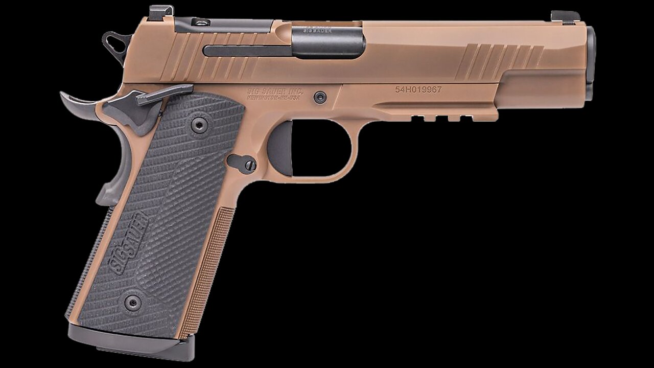SIG SAUER 1911 X FULL .45 ACP 5″ 8RDS PISTOL, COYOTE TAN – 1911XR-45-CXR3
