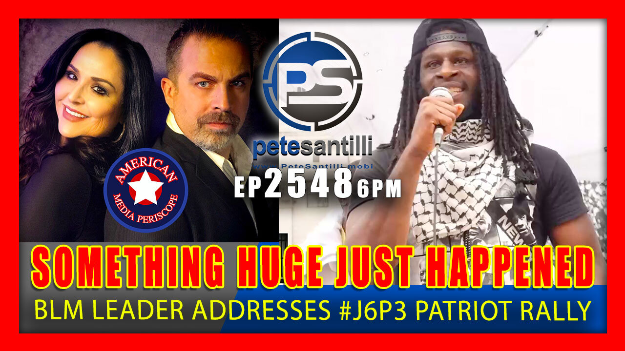 EP 2548 6PM SOMETHING HUGE JUST HAPPENED BLM Leader Addresses J6P3 Patriot Rally In NYC