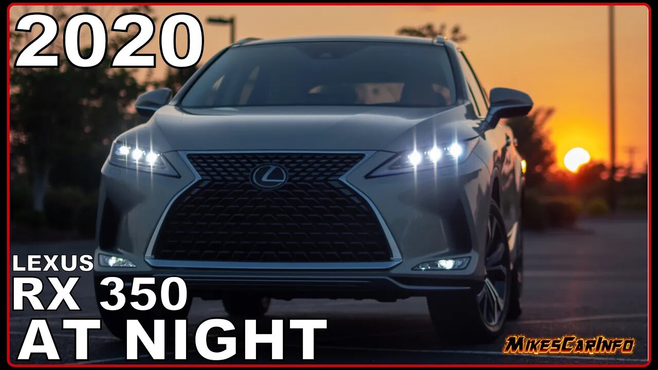 AT NIGHT: Lexus RX 350 - Interior & Exterior Lighting Overview