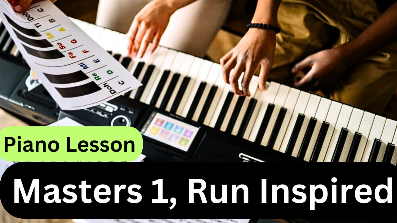 Free Piano Lesson | From The Masters 1, Run Inspired | INGENIOUS way to learn Piano