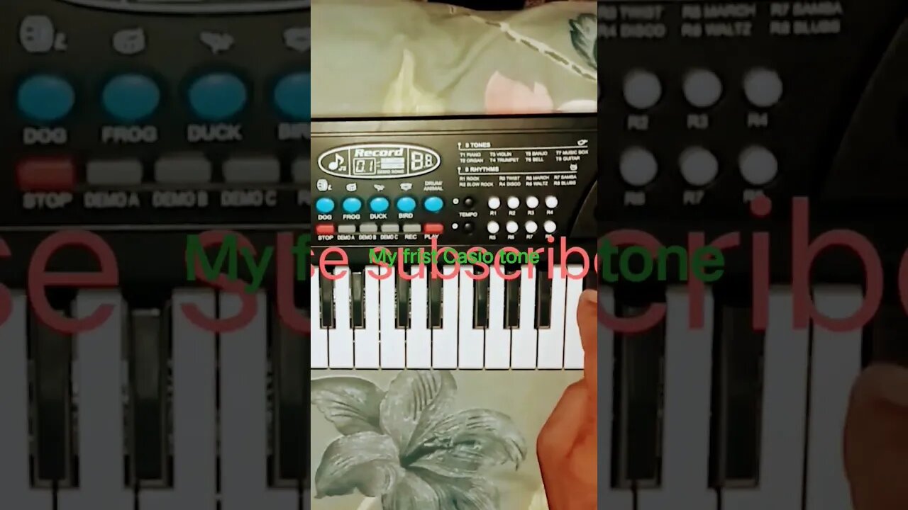 My Frist Casio tone