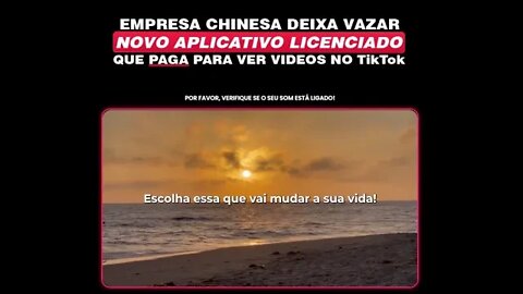 EMPRESA CHINESA DEIXA VAZAR APLICATIVO PARA GANHAR DINHEIRO COM O TIKTOK