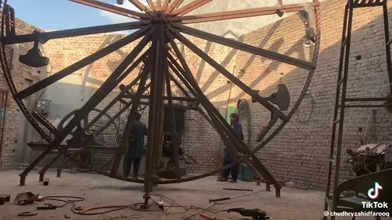 Perpetual Motion Wheel from India part 1/2