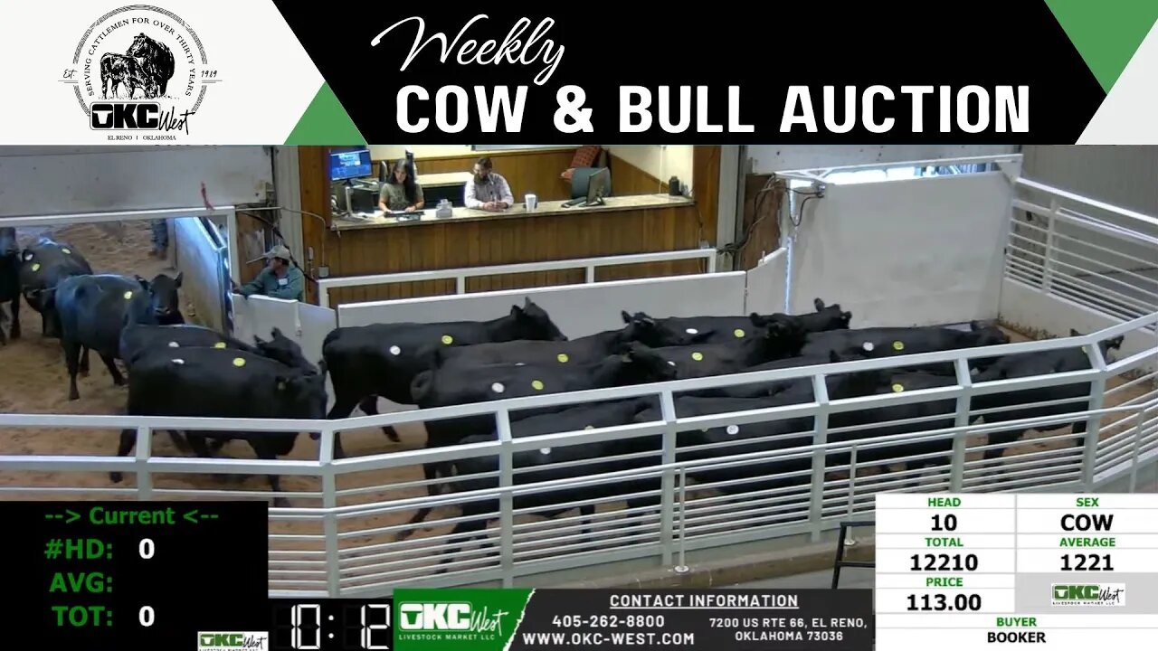 7/17/2023 - OKC West Weekly Cow & Bull Auction