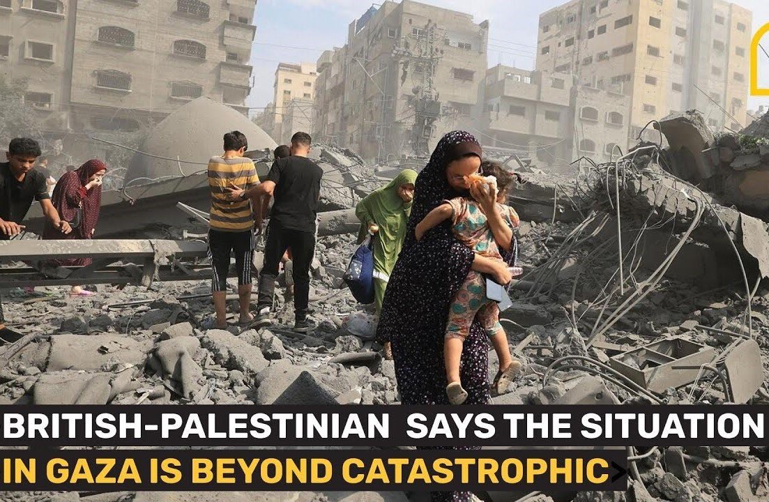 British-Palestinian Maysara Arabeed says the current situation in Gaza is beyond catastrophic