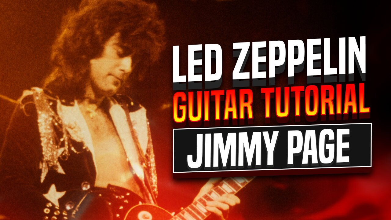 OVER THE HILLS AND FAR AWAY ~ Led Zeppelin ~ Jimmy Page ~ Guitar Tab | Lesson | Cover | Tutorial