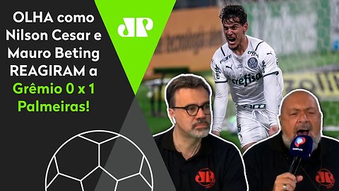 "O VERDÃO ME ARREPIA!" OLHA como Nilson e Mauro REAGIRAM a Grêmio 0 x 1 Palmeiras!