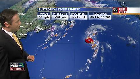 Subtropical Storm Ernesto | Tracking the Tropics