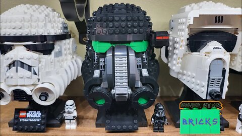 Death Trooper Helmet MOC speed build & review - Lego Star Wars style helmet