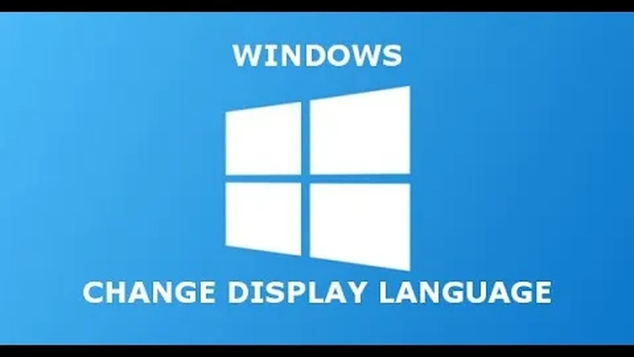 Change display language Windows 10 - Install new Language