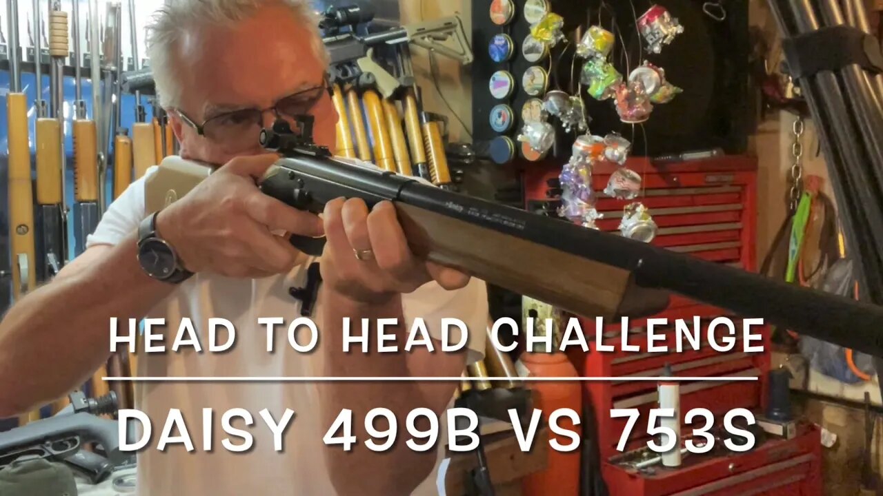 Head to head challenge Daisy 499B vs Daisy 753S BB gun vs pellet gun 🤷‍♂️