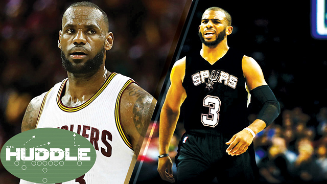 LeBron James BREAKS MJ's Playoff Record, Chris Paul to the Spurs? -The Huddle